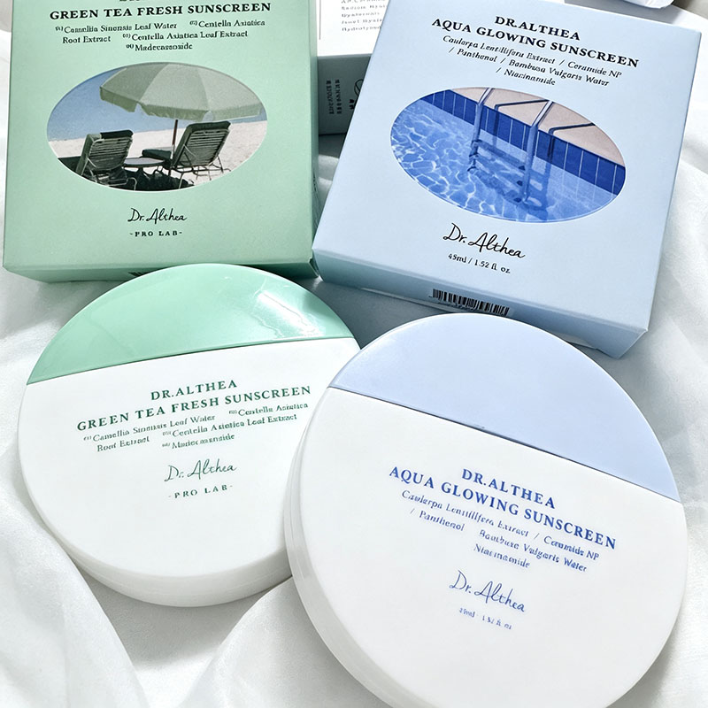 Dr.Althea SPF50 Green Tea Suns - đánh giá và giá Luxury Skincare Brands